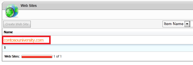 Panneau de configuration sélection de contosouniversity.com