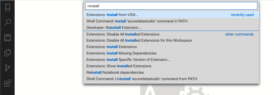 Installer VSIX