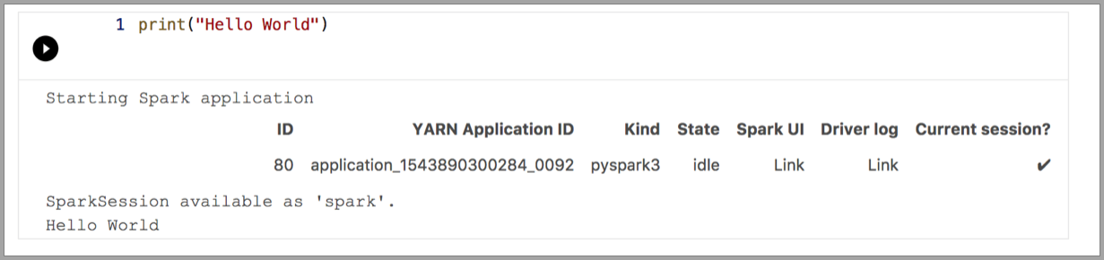 Application Spark