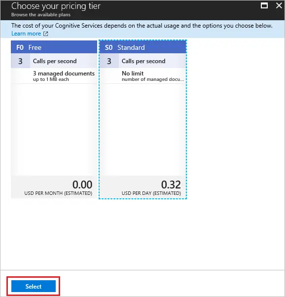 Tarification de QnA Maker