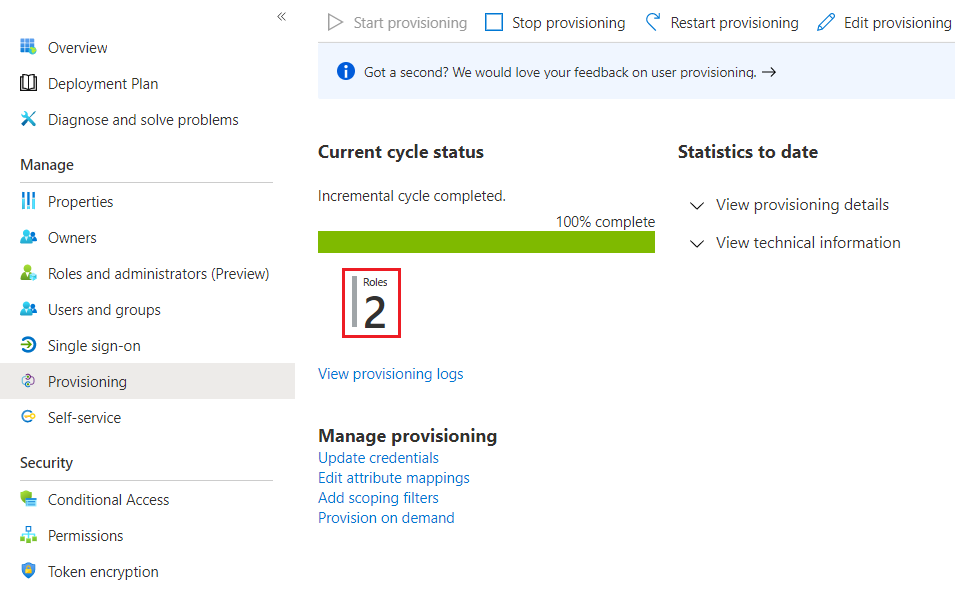 Capture d’écran des deux rôles dans Microsoft Entra ID.