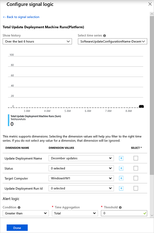 Configurer la logique de signal