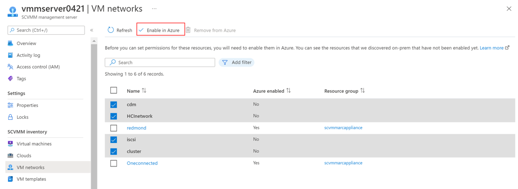 Capture d’écran montrant comment faire l’activation dans l’option Azure.