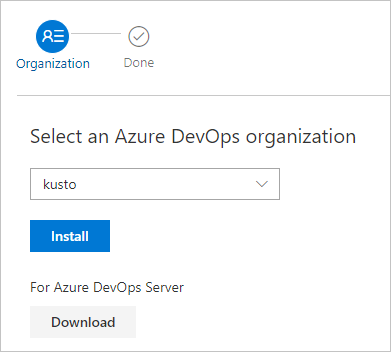 Capture d’écran de l’installation de l’extension Pipeline Tools à partir de Visual Studio Marketplace.