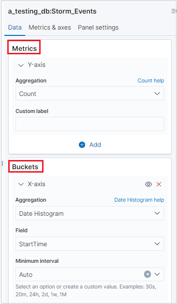 Capture d’écran de la modification des indicateurs de performance.