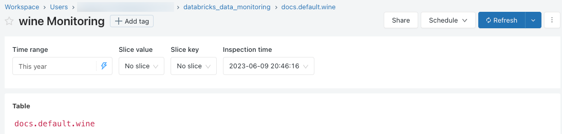 Sélecteurs sur le tableau de bord du moniteur