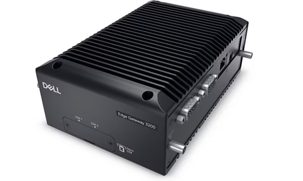 Photographie du panneau frontal dell Edge Gateway 3200.