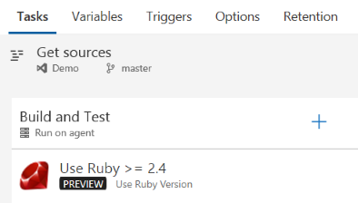 Utiliser la tâche Ruby