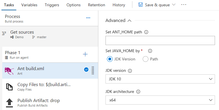 Définir la version de Java