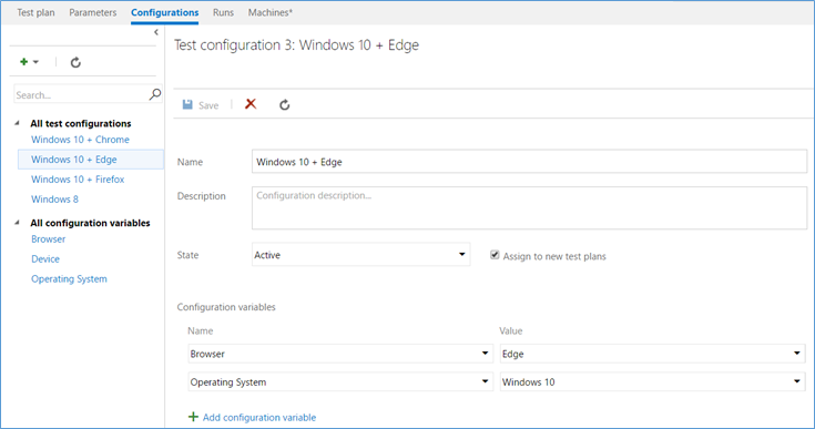 Hub de configurations