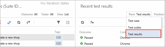 Capture d’écran montrant les résultats des tests.