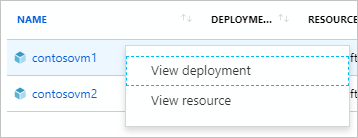 Capture d’écran du menu contextuel d’une ressource dans l’onglet Tâche de correction de correction.