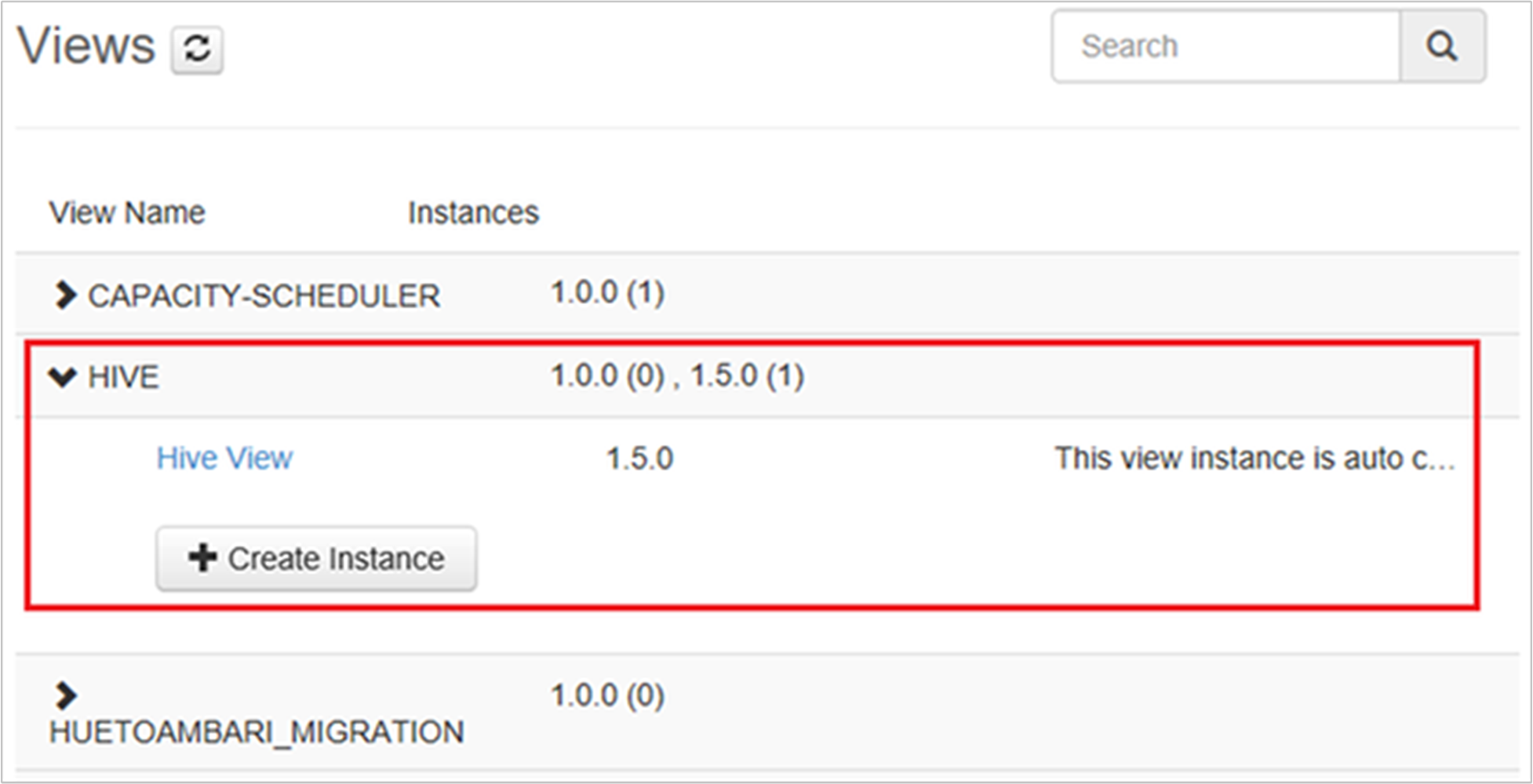 Affichages Hive de l’interface utilisateur de gestion Ambari pour HDInsight ESP.