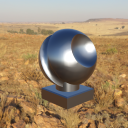 Skybox Syferfontein utilisée pour éclairer un objet