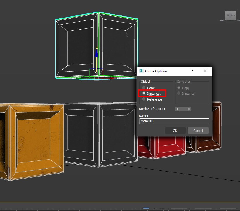 Capture d’écran de la boîte de dialogue Options de clonage.