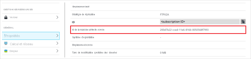 Utilisez l’ID de machine virtuelle en tant que GUID