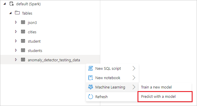 Capture d’écran montrant les sélections permettant d’ouvrir l’Assistant de scoring.