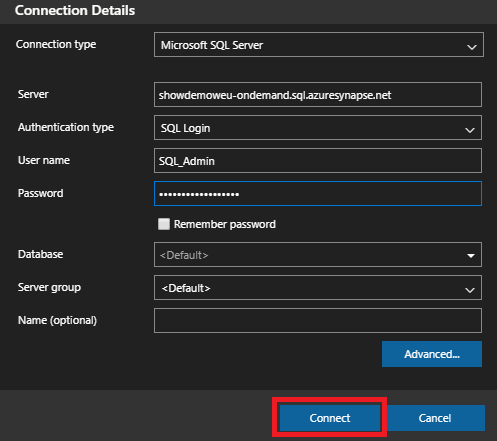 SQL Login