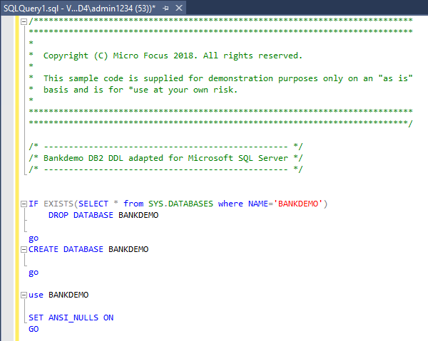 Sortie de SQLQuery1.sql