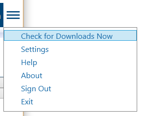 Rechercher l’élément de menu Télécharger maintenant dans la page Packages