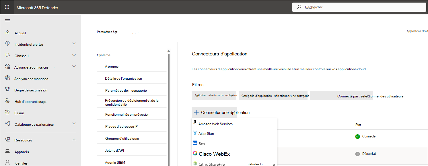 connectez l’audit AWS.