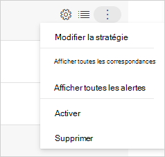 Activer la stratégie.