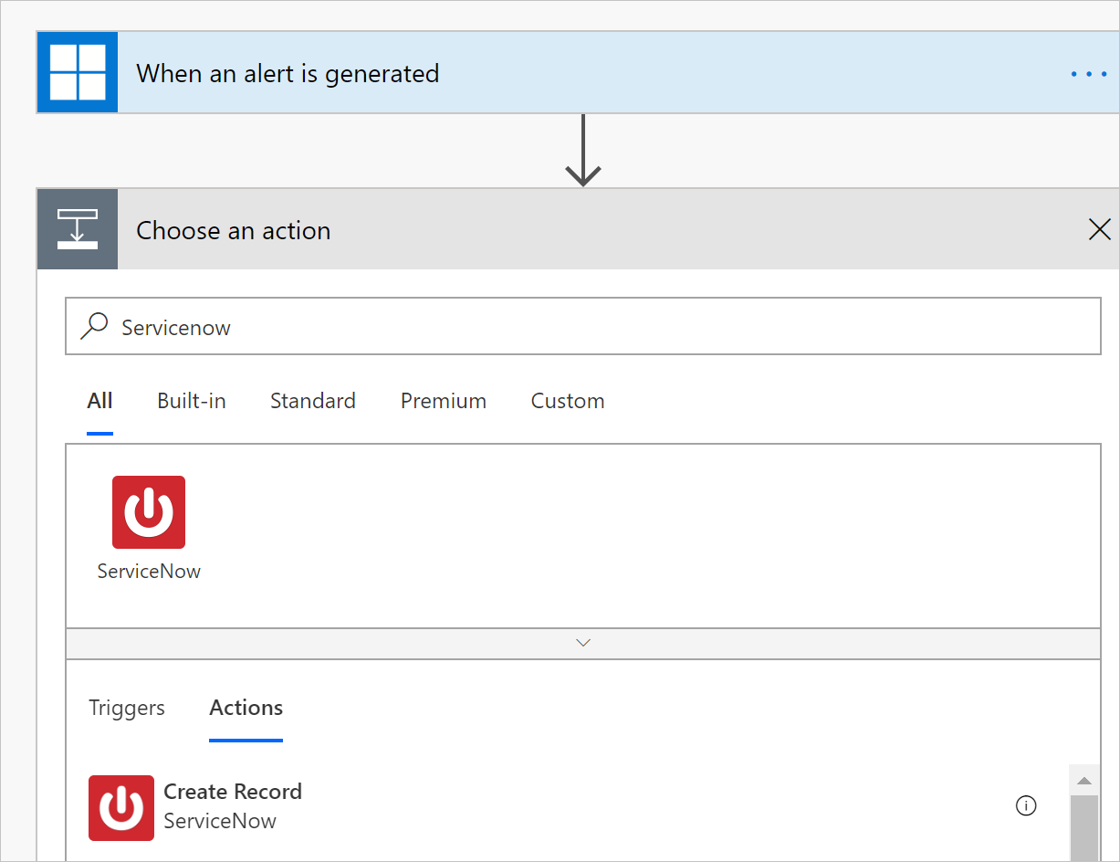 Flux de travail Power Automate.