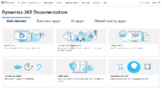 Vignette de la page de documentation Dynamics 365.