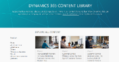 Vignette de la bibliothèque de contenu Dynamics 365.