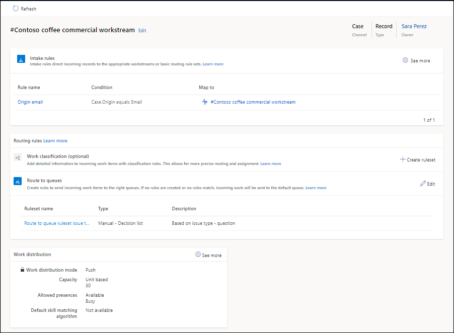 Flux de travail pour un enregistrement d’incident.