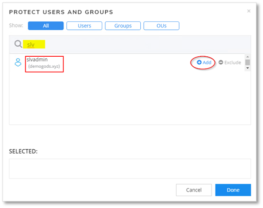 Image montrant la recherche d’utilisateurs