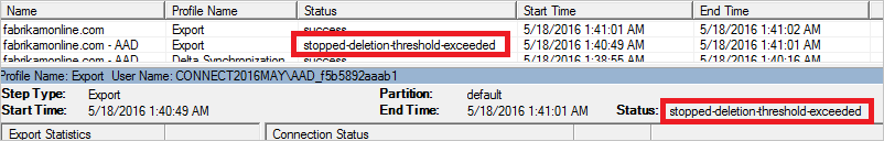 Empêcher les suppressions accidentelles de l’interface utilisateur de Sync Service Manager