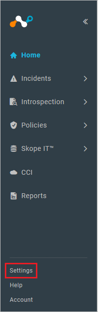 Console d’administration Netskope User Authentication