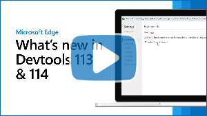 Image miniature de la vidéo « Nouveautés de DevTools 113 et 114 »