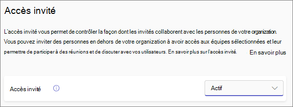 Autoriser le commutateur d’accès invité défini sur Activé.