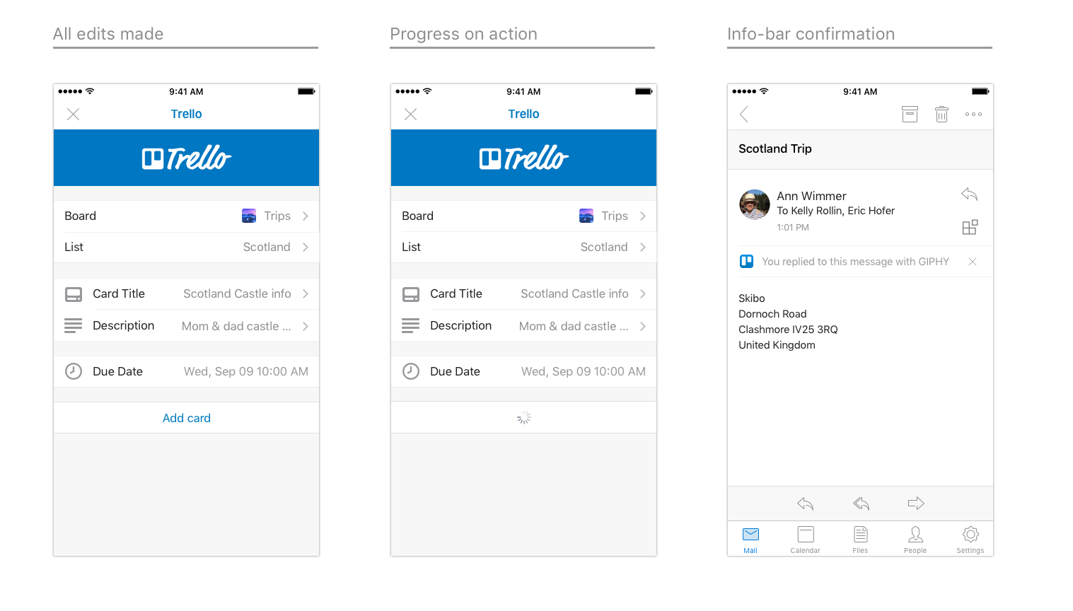 Conception de bout en bout pour le complément Trello partie 3 sur iOS.