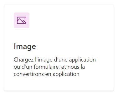 Sélectionnez Image (aperçu) parmi les cartes disponibles.