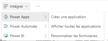 Créer une application.