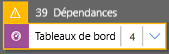 Avertissement de composant manquant dans la vignette du concepteur d’application.