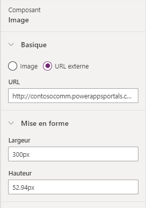 URL externe de l’image.