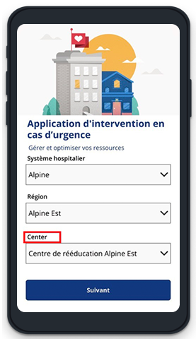 Lancer l’application avec une étiquette personnalisée.