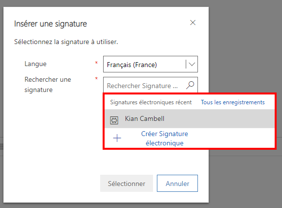 Comment ajouter une signature d’e-mail.