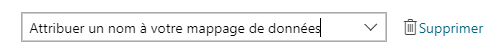 Attribuer un nom à votre mappage de données ici.