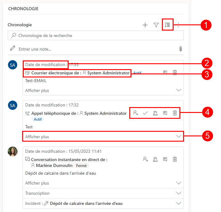 Fonctionnalité Développer toutes les lignes.