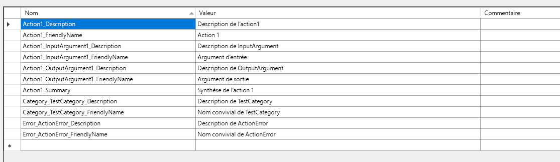 Capture d’écran de Ressources