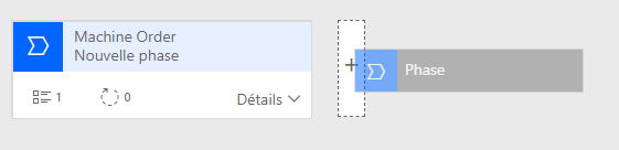 Déplacez une phase de processus d’entreprise.