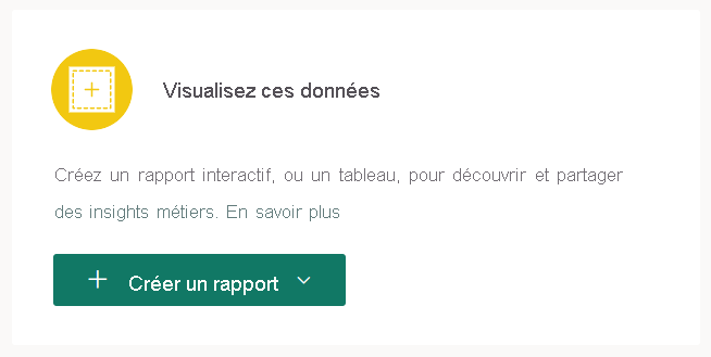 Capture d’écran de la section Visualiser ces données de la page Détails des données.