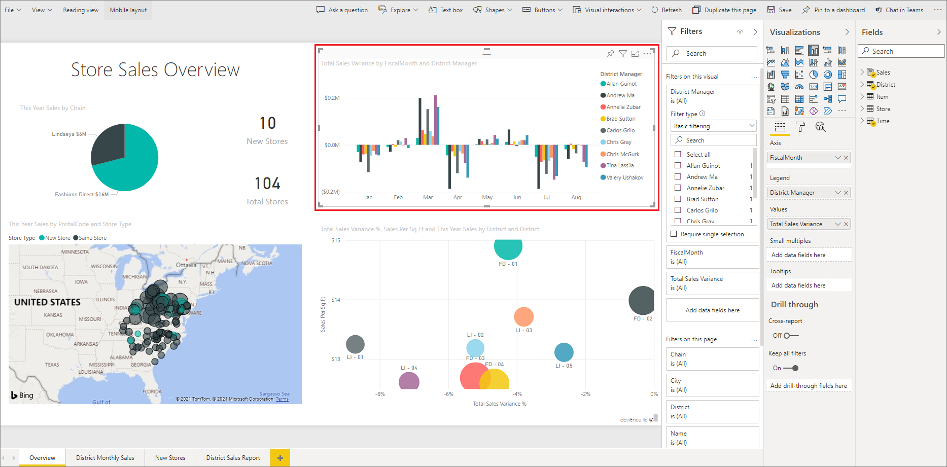 Screenshot of a dashboard, highlighting a filters pane in Editing view.