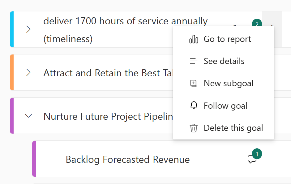 Capture d’écran montrant la sélection d’autres options, puis voir les détails.