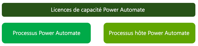 Capture d’écran des licences de capacité.